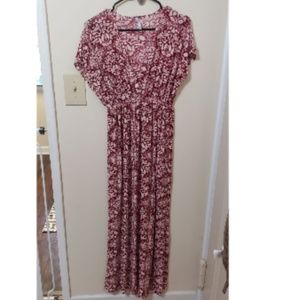 Beautiful Floral Paisley Printed Maxi Dress